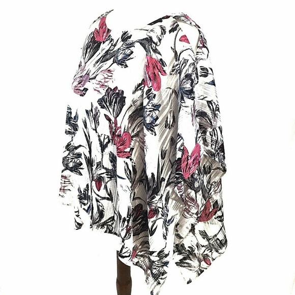 Jennifer Lopez Vibrant Oasis Cold Shoulder Top XS - Picture 3 of 8